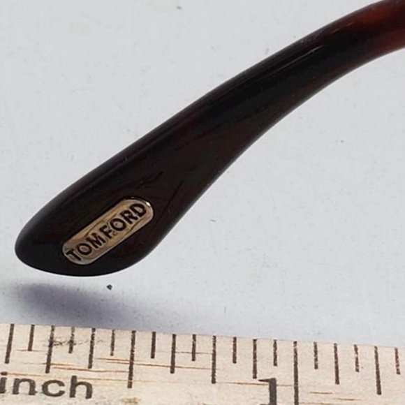 Tom Ford Gray/ Brown Tortoise Shell Sunglasses Prescription - Picture 10 of 10